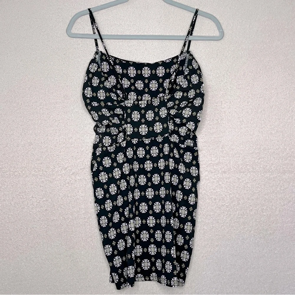 Free People Bodycon Tank Mini Dress-Women’s L-Black-Summer-Spring-Sun-Casual-NEW